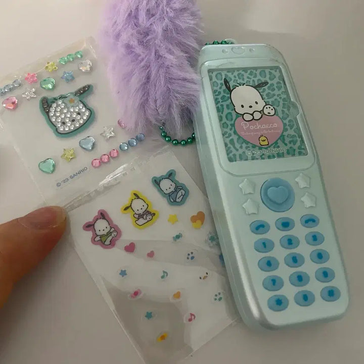 [BUNJANG] Pochacco Phone Gacha Keychain / 포차코 폰 헤이세이 가챠 키링