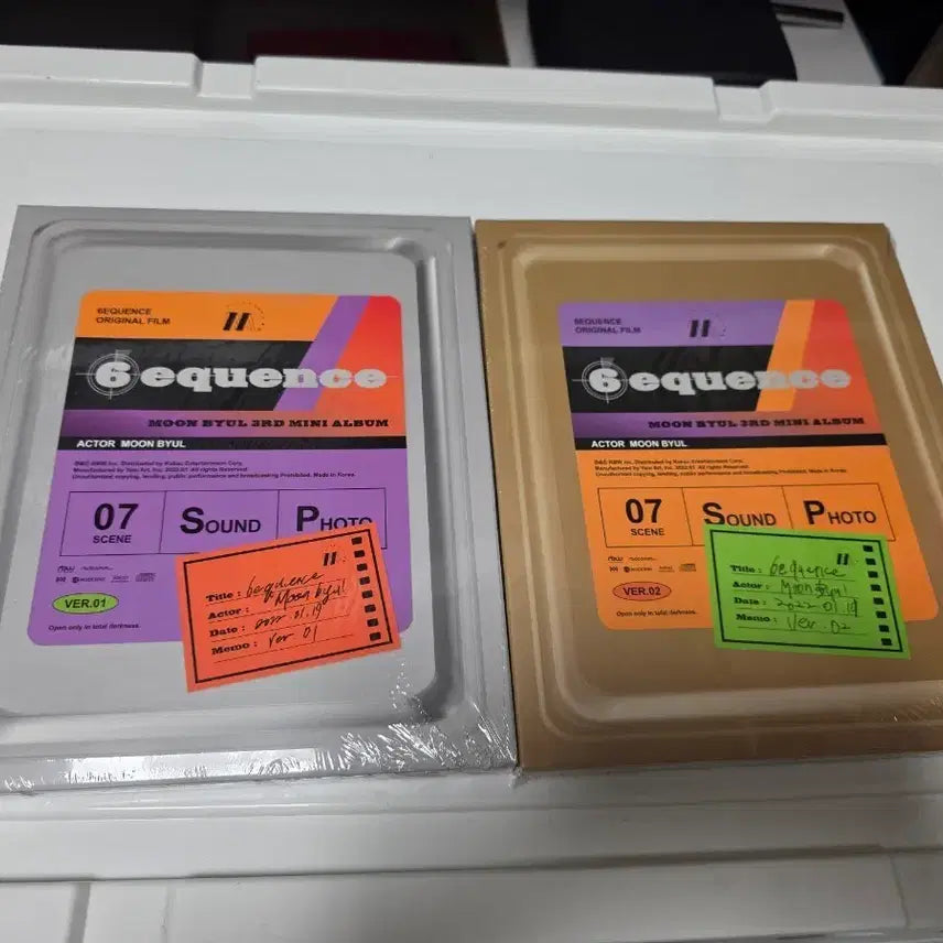 [BUNJANG] Mamamoo Moon Byul 6equence Album 2 Version Set (Sealed) / 마마무 문별 6equence 앨범 2종 세트(미개봉)