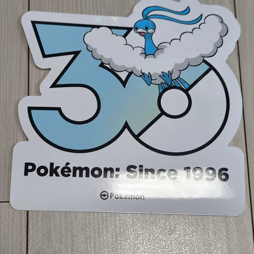 [BUNJANG] Pokemon 30th Anniversary Logo Sticker Pabukori / 포켓몬 30주년 로고 스티커 파비코리 판매합니다.