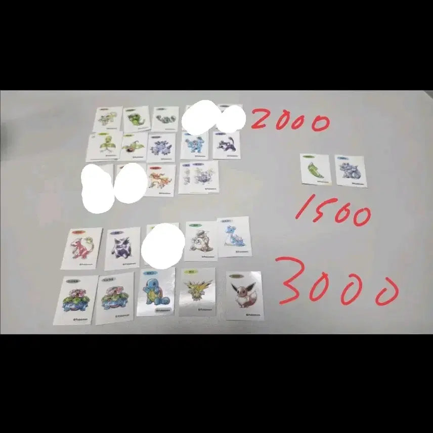 [BUNJANG] Pokemon 30th Anniversary Artwork Ttibu Seal Bundle Set / 포켓몬 30주년 아트웍 띠부실 교환,판매