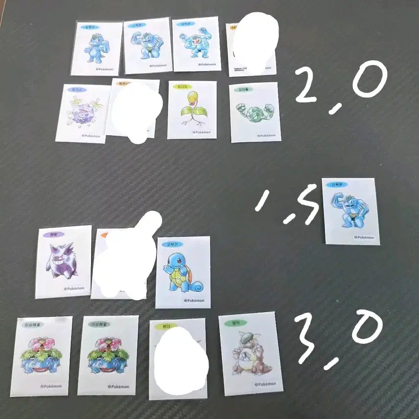 [BUNJANG] Pokemon 30th Anniversary Artwork Ttibu Seal Bundle Set / 포켓몬 30주년 아트웍 띠부실 교환,판매