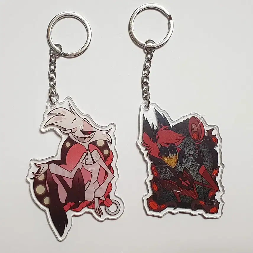 [BUNJANG] Hazbin Hotel Alastor Pilot Acrylic Keyring / 공식) 해즈빈호텔 알래스터 파일럿 아크릴 키링
