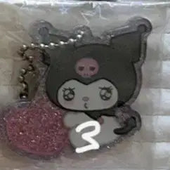 [BUNJANG] Sanrio Kuromi Emokyun Acrylic Keyring / 산리오 쿠로미 에모큥 아크릴 키링