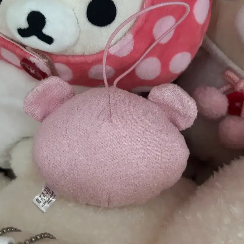 [BUNJANG] Rilakkuma Korilakkuma Face Cleaner Keychain / 고전 코리락쿠마 얼굴 클리너키링