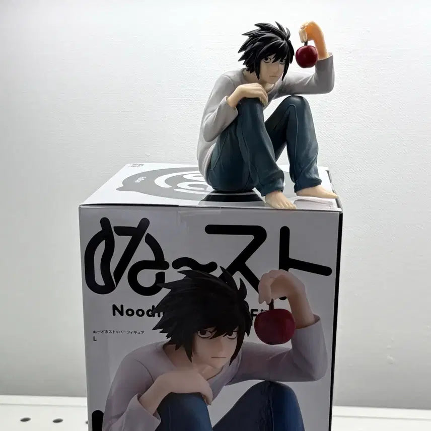 [BUNJANG] Death Note L Noodle Stopper Figure (Sealed) / [미개봉] [현물] 데스노트 L 엘 누들스토퍼 피규어