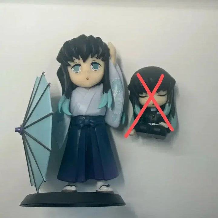 [BUNJANG] Demon Slayer Muichiro Tokito Umbrella Rainy Day Figure / 귀멸의 칼날 귀칼 무이치로 우산 장마 피규어 가챠