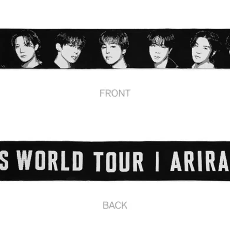 [SOLD OUT] 방탄 아리랑 팝업 Photo Slogan Muffler(미개봉)