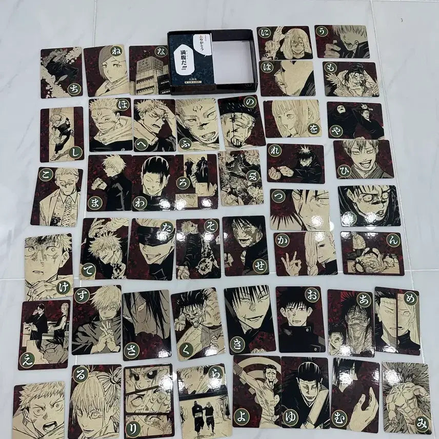 [BUNJANG] Jujutsu Kaisen Exhibition Karuta Photocard Set Gojo Yuta Choso / 주술회전 원화전 전시회 카루타 포카 고죠 유타 쵸소우 나오야 게토