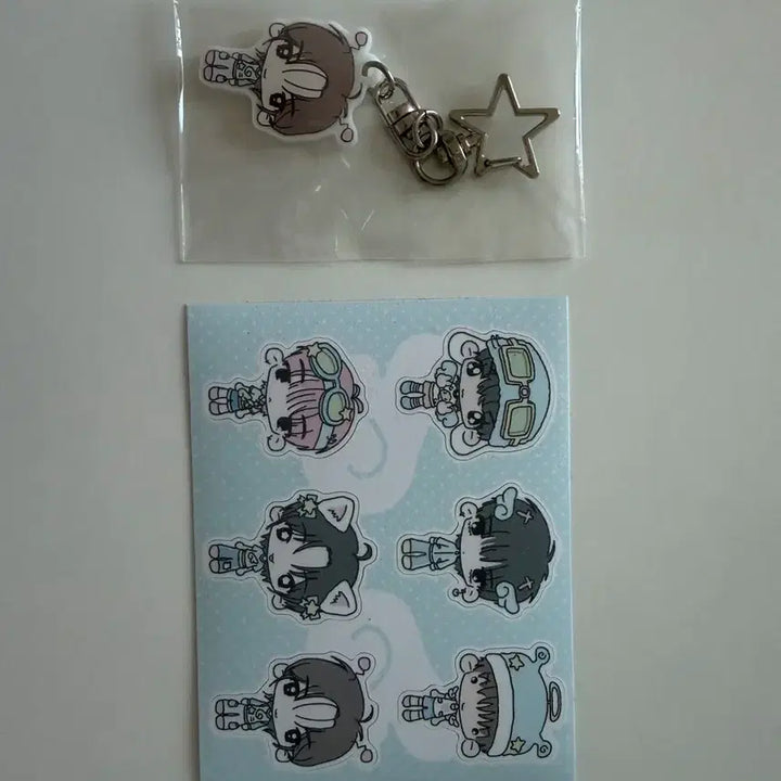 [BUNJANG] BOYNEXTDOOR Boo Jjone Cushion Keychain Sticker Set / 보넥도 비공굿 박사 김부쫀 듀 doo 스티커 키링 쿠션키링 양도
