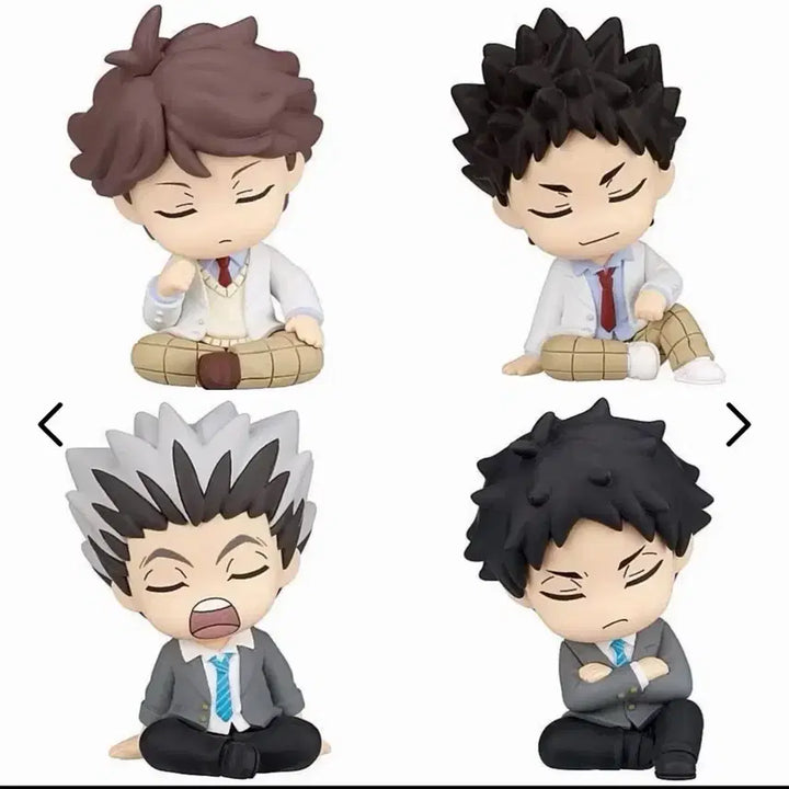 [BUNJANG] Haikyu!! Uniform Version Shoulder Mount Figure 4-Set + Cookie Sand 2-Type / (새상품) 하이큐교복 버전 어깨쿵 피규어 4종 풀세트+쿠키샌드 2종