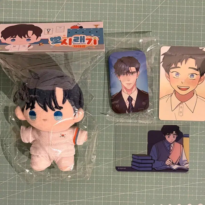 [BUNJANG] Bundle Set Cha Taekyung Team Resin "Bboosiraegi" Baby Doll &amp; POB Baby Photocard &amp; AH-BAHK Studio Portrait Badge / 일괄) 뿌없나 차태경 팀레진 뽀시래기 인형&amp;특전 아기 포카&amp;아밝 증사뱃지