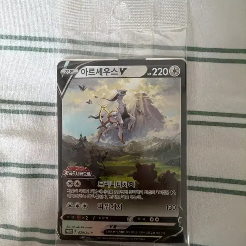 [BUNJANG] Arceus V Promo Pokemon Card / 포켓몬카드 아르세우스 V 프로모