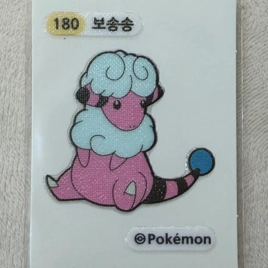 [BUNJANG] Pokemon 180 Bosongsong Gen 2 Sticker / 180 보송송 2세대 포켓몬 띠부띠부씰