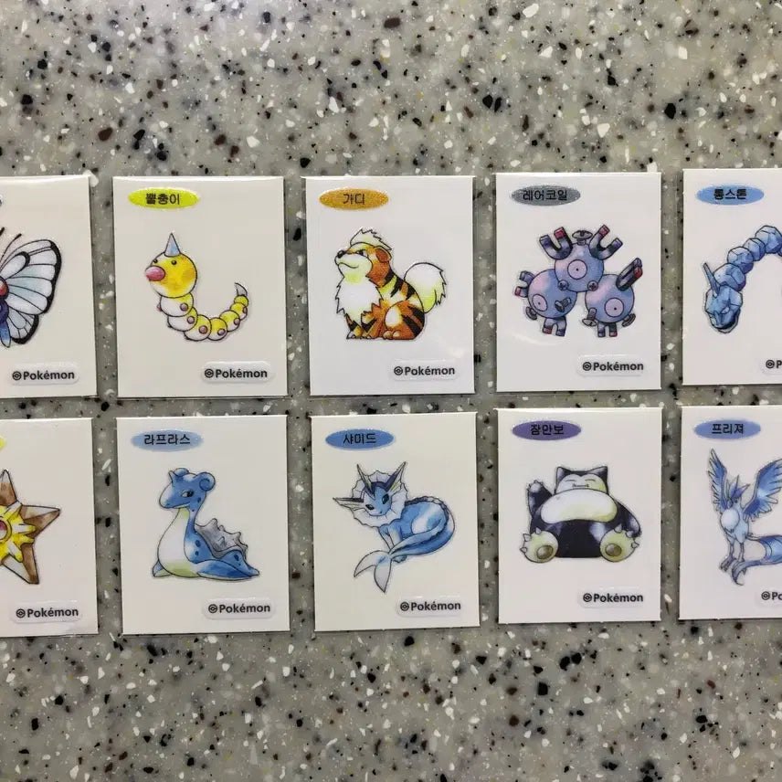 [BUNJANG] Pokemon 30th Anniversary Artwork Ttibusil Bundle Set / 포켓몬 30주년 아트워크 띠부씰 일괄 판매