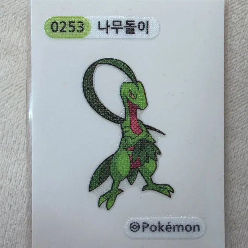 [BUNJANG] Namudori Season 1 Pokemon Stickers / 0253 나무돌이 시즌1 포켓몬 띠부띠부씰