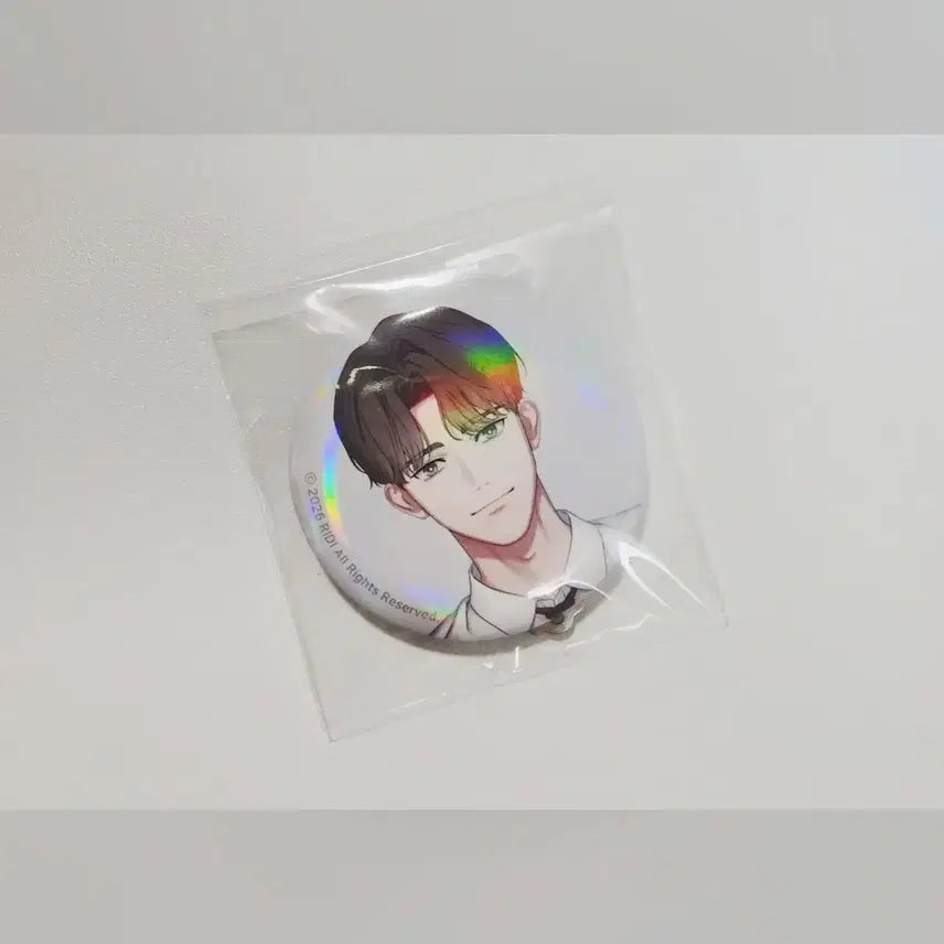 [BUNJANG] Fantasyte Beyond LEDI Sig Popup Collab Cafe Haewoo Hologram Can Badge / 판타지트 비욘드 리디 시그 팝업 콜라보 카페 해후 홀로그램 캔뱃지