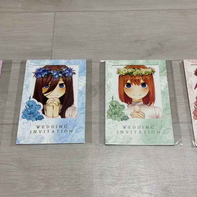 [BUNJANG] The Quintessential Quintuplets Aniplushop Cafe Collaboration Wedding Illustration Bundle Set / 5등분의 신부 애니플러스샵 콜라보 까페 구매 특전 일괄