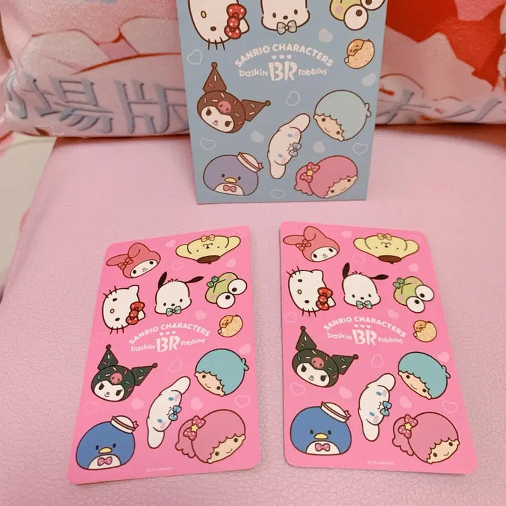 [BUNJANG] Sanrio Keropi &amp; Cinnamoroll Baskin Robbins Bundle Set / 일괄) 베스킨라빈스 산리오 카드 케로피 시나모롤 베라