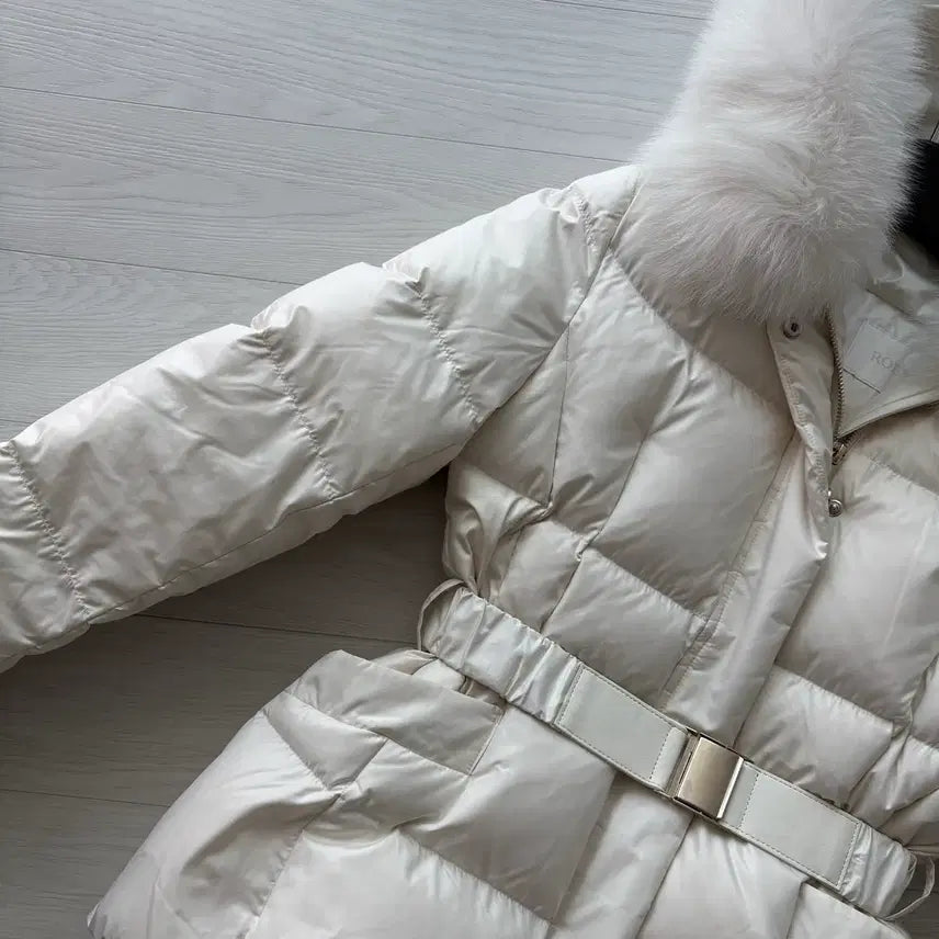 [BUNJANG] Roem Short Down Padded Jacket - Ivory, Size S / [사이즈s]로엠 숏 다운 패딩| 여성 숏패딩 |아이보리 패딩