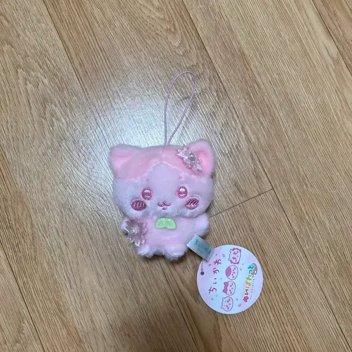 [BUNJANG] Cheekawaii Hachiware Cherry Blossom Plush Keychain / 먼작귀 치이카와 하치와레 벚꽃 인형 키링