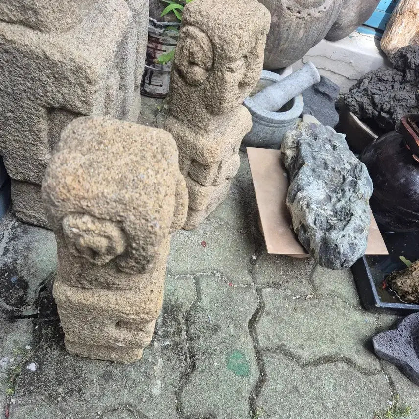 [BUNJANG] Pair of Marble Sculptures / 작은것 대리석조각 한쌍가격