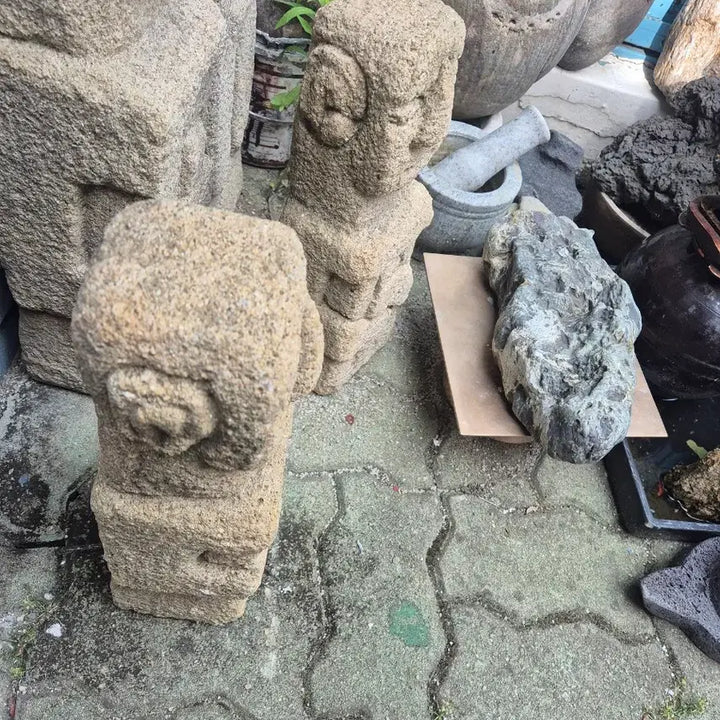[BUNJANG] Pair of Marble Sculptures / 작은것 대리석조각 한쌍가격