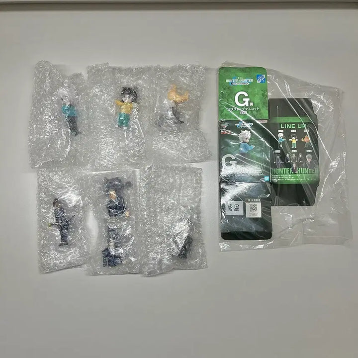 [BUNJANG] Hunter x Hunter Ichiban Kuji G Prize Set of 6 Figures / 헌터헌터 g상 제일복권 키르아 아르카 조르딕가 집사들 포함 6종세트 일괄