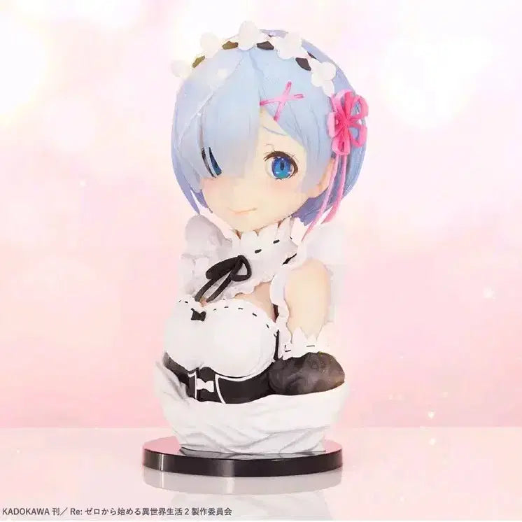 [BUNJANG] Re:Zero Rem Last One Figure Art Scale Bust / 리제로 렘 라스트원 흉상 피규어 Re: 제로 아트 스케일 피규어
