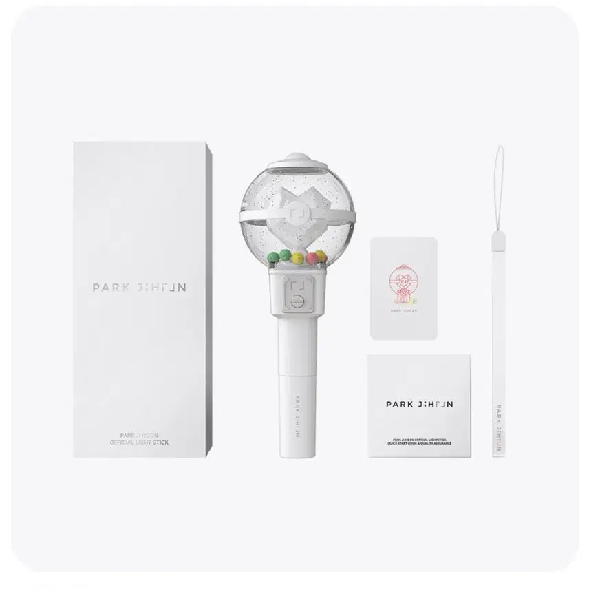 [BUNJANG] Park Ji Hoon Lightstick Photocards Bundle Set / 박지훈 응원봉 뽑봉 포카포함 새상품 양도
