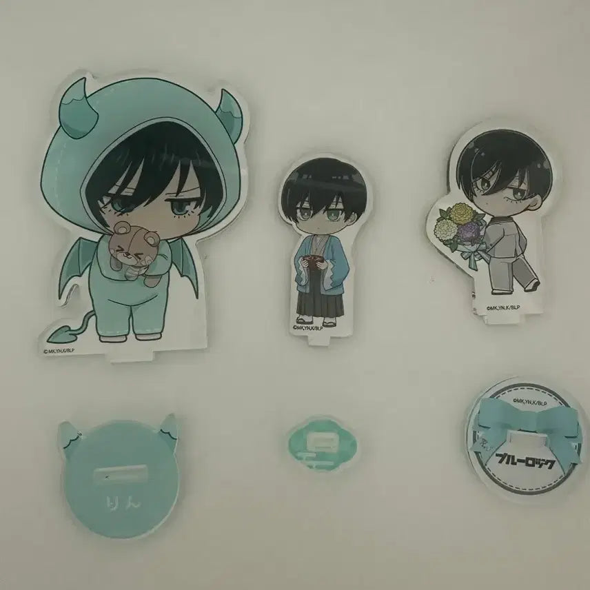[BUNJANG] Blue Lock Itoshi Rin SD Acrylic Stand Bundle Set / 블루록 이토시 린 sd 아크릴스탠드 일괄판매
