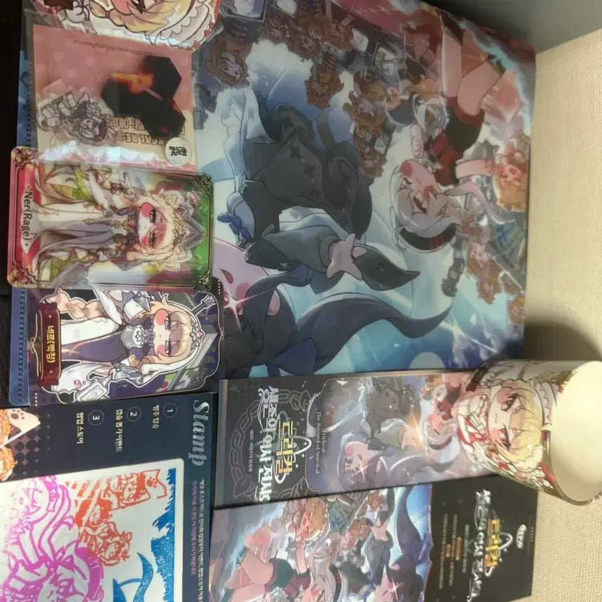 [BUNJANG] Trickcal The Hyundai Daegu Collaboration Cafe Lenticular Card + Welcome Kit / 트릭컬 더현대 대구 콜라보카페 렌티큘러 카드+웰컴키트