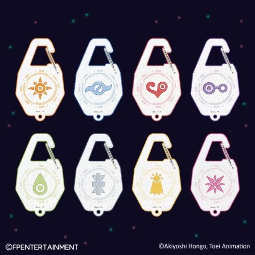 [BUNJANG] Digimon Crest Carabiner Full Set / [풀셋] 디지몬 문장 카라비너 풀세트