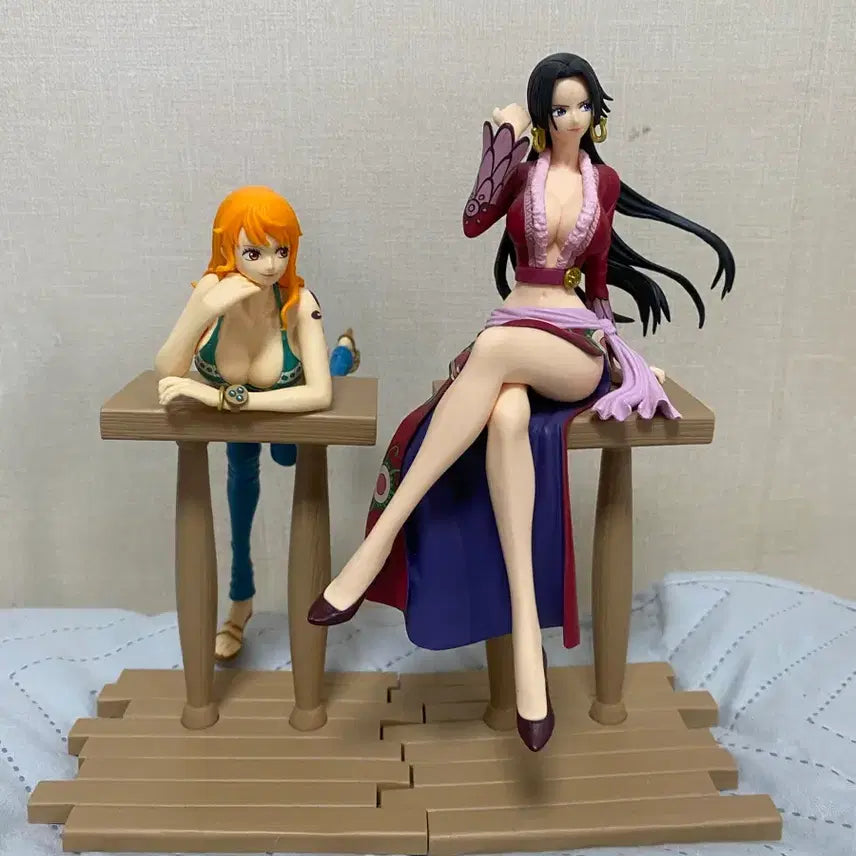 [BUNJANG] Grand Line Journey One Piece Nami + Hancock Figure Set / 그랜드 라인저니 원피스 나미+핸콕 피규어 세트
