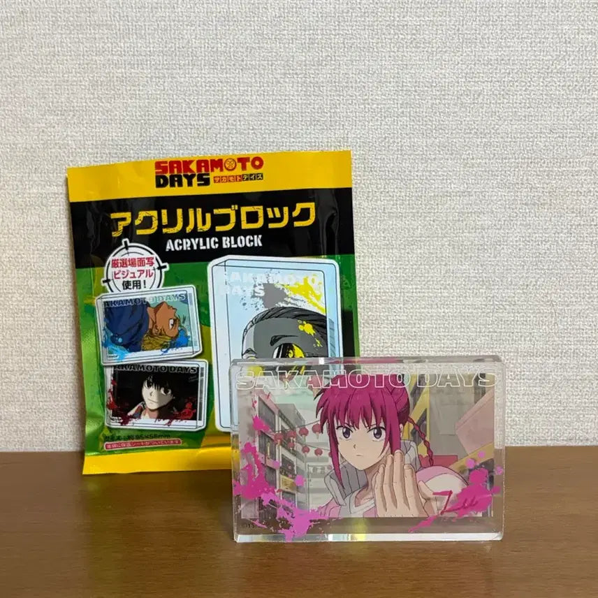 [BUNJANG] Sakamoto Days Lu Xiaotang Acrylic Block / 사카모토 데이즈 루 샤오탕 아크릴 블럭