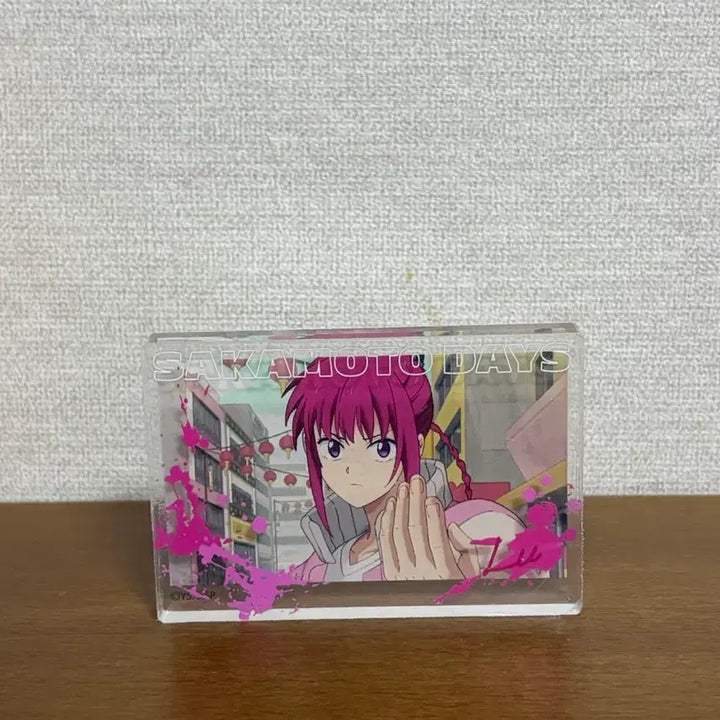 [BUNJANG] Sakamoto Days Lu Xiaotang Acrylic Block / 사카모토 데이즈 루 샤오탕 아크릴 블럭