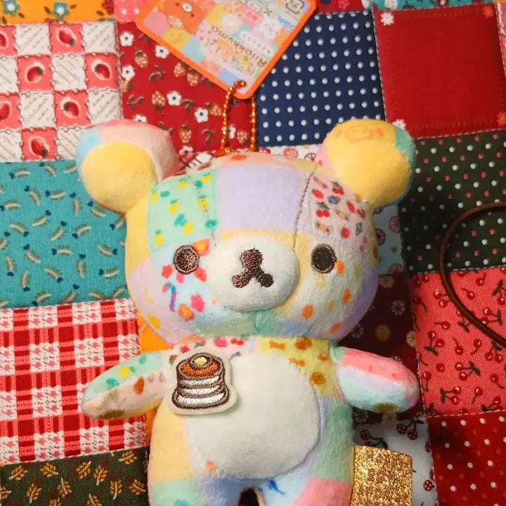 [BUNJANG] Rilakkuma 20th Anniversary Patchwork Doll / 리락쿠마 20주년 패치워크 급처