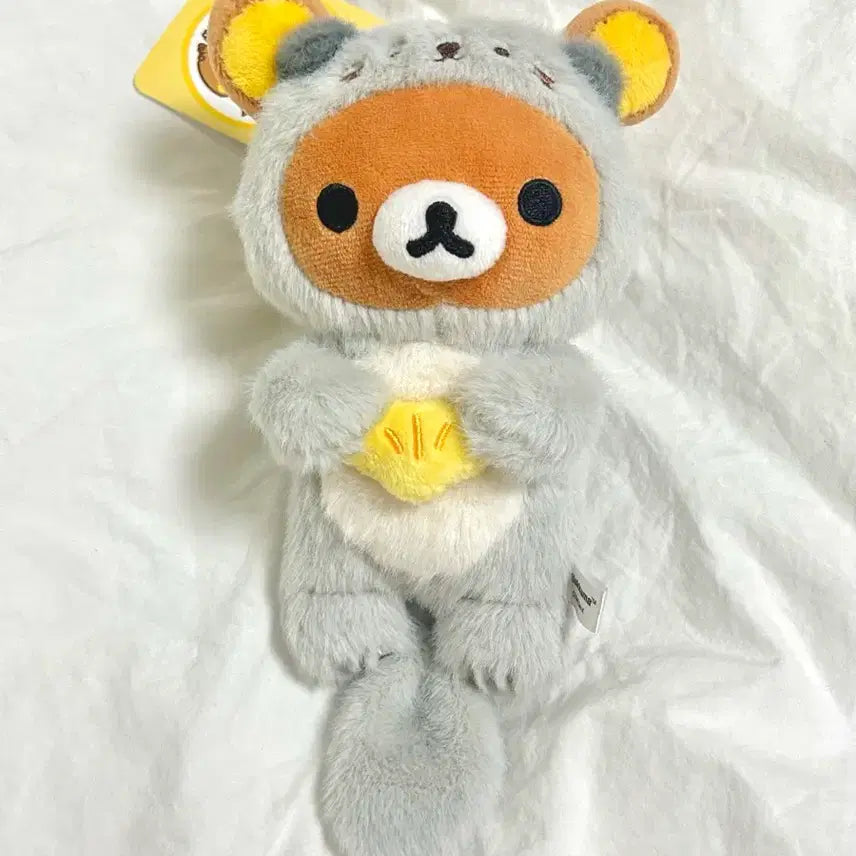 [BUNJANG] Rilakkuma Dararacco Otter Keyring Plush / 리락쿠마 다라랏코 해달 키링 인형 수달 산엑스
