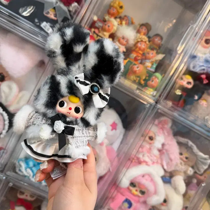 [BUNJANG] Baby Three Black &amp; White Card Box Figure / 베이비쓰리 블랙앤화이트 카드박스o