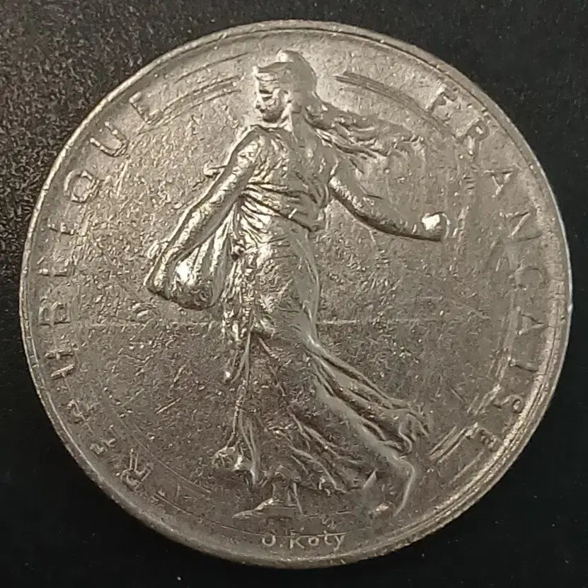 [BUNJANG] 1977 France 1 Franc Coin / 1977년 프랑스 1프랑 동전 w1710