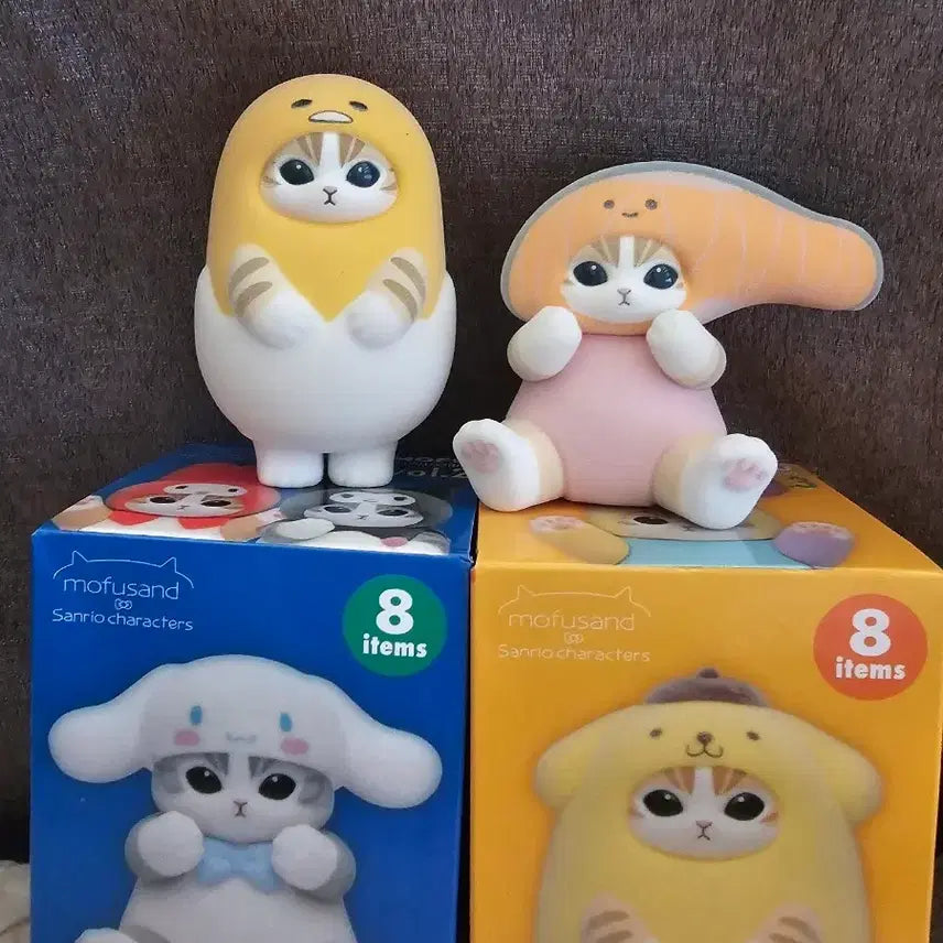 [BUNJANG] Mofusand Sanrio Collaboration Figure / 모프샌드 산리오콜라보 피규어 판매