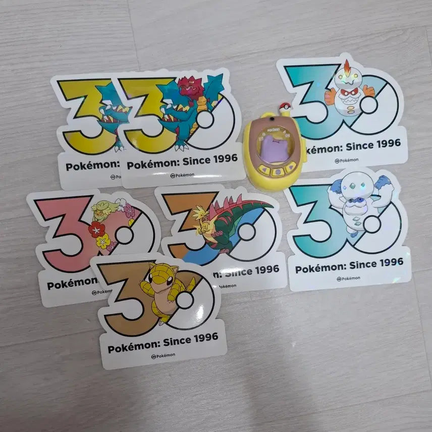 [BUNJANG] Pokemon 30th Anniversary Metamon Feature Phone Sticker Bundle / 포켓몬 메타몽 피쳐폰 30주년 스티커 일괄