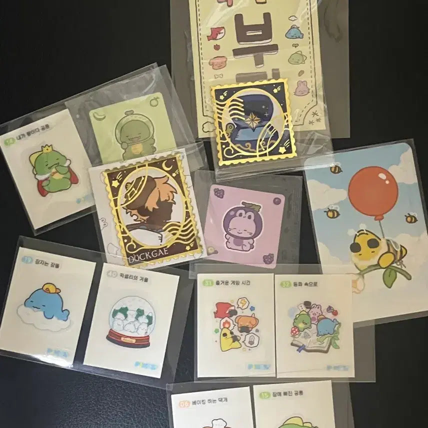 [BUNJANG] Latte 띠부실 Photocard Bundle Set / 잠뜰 띠부실 포카 각별 공룡 부적봉투 일괄 판매합니다