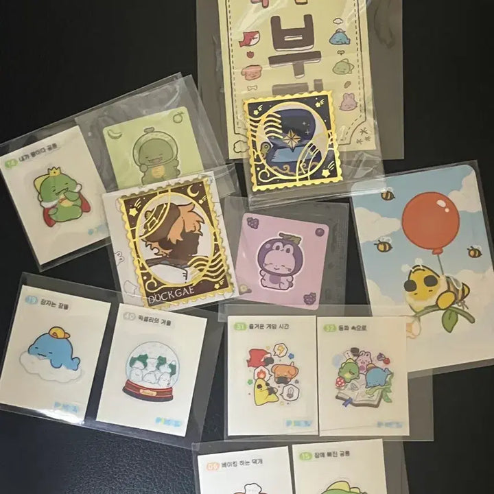 [BUNJANG] Latte 띠부실 Photocard Bundle Set / 잠뜰 띠부실 포카 각별 공룡 부적봉투 일괄 판매합니다