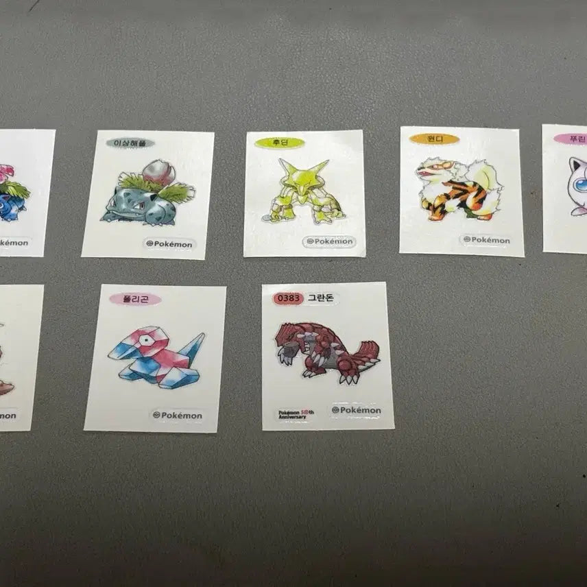 [BUNJANG] Pokemon 30th Anniversary "Tteubutte Seal" Collection / 포켓몬 30주년 띠부띠부씰