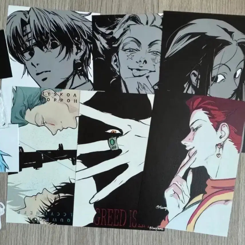 [BUNJANG] Hunter x Hunter Postcard Bundle Set / tang님 헌터헌터 엽서 일괄 원가 양도