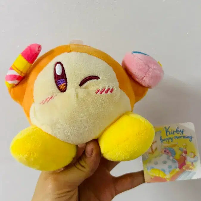 [BUNJANG] Kirby Happy Morning Makeup Waddle Dee Plush / 커비 해피모닝 메이크업 웨이들디