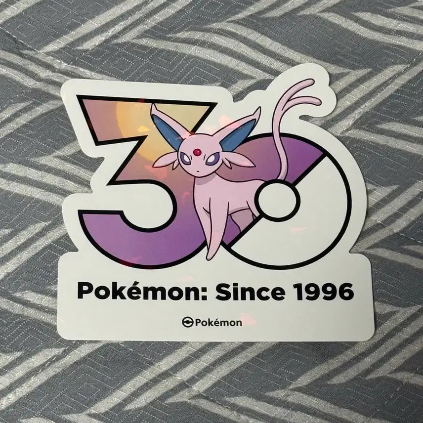 [BUNJANG] Pokemon 30th Anniversary Olive Young Eevee Sticker / 포켓몬 30주년 올영 스티커 에브이