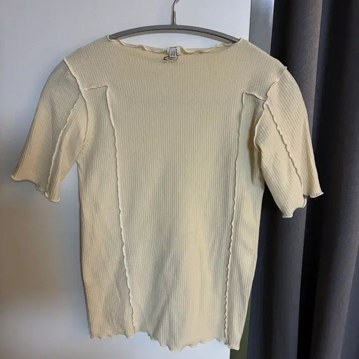 [BUNJANG] Base Range Short Sleeve T-Shirt Ivory S / 베이스레인지 반팔 아이보리 (s)