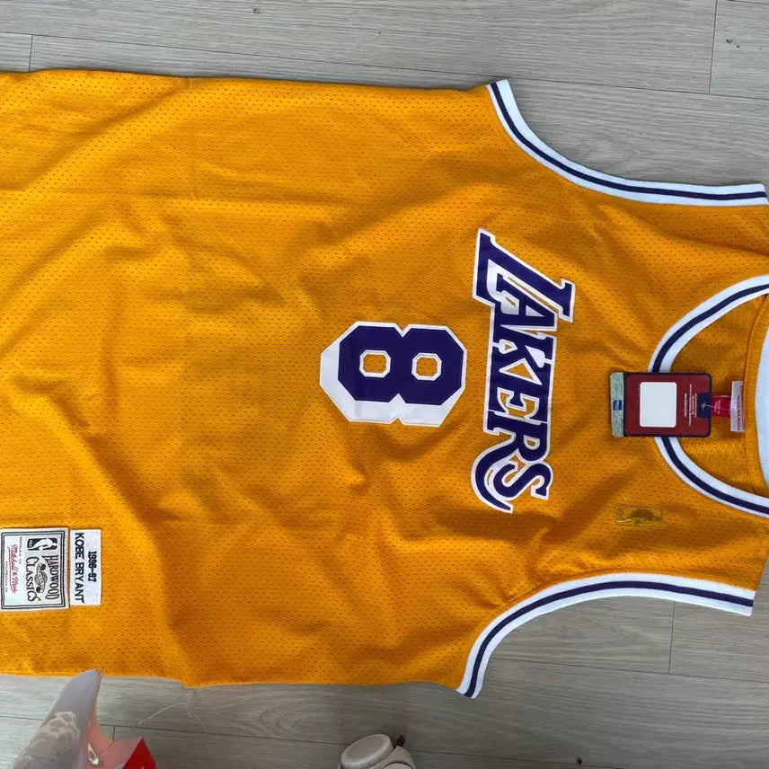 [BUNJANG] Mitchell &amp; Ness Custom LA Lakers Kobe Bryant Jersey (New) / 커스텀 미첼앤네스 LA레이커스 코비브라이언트 저지 새상품