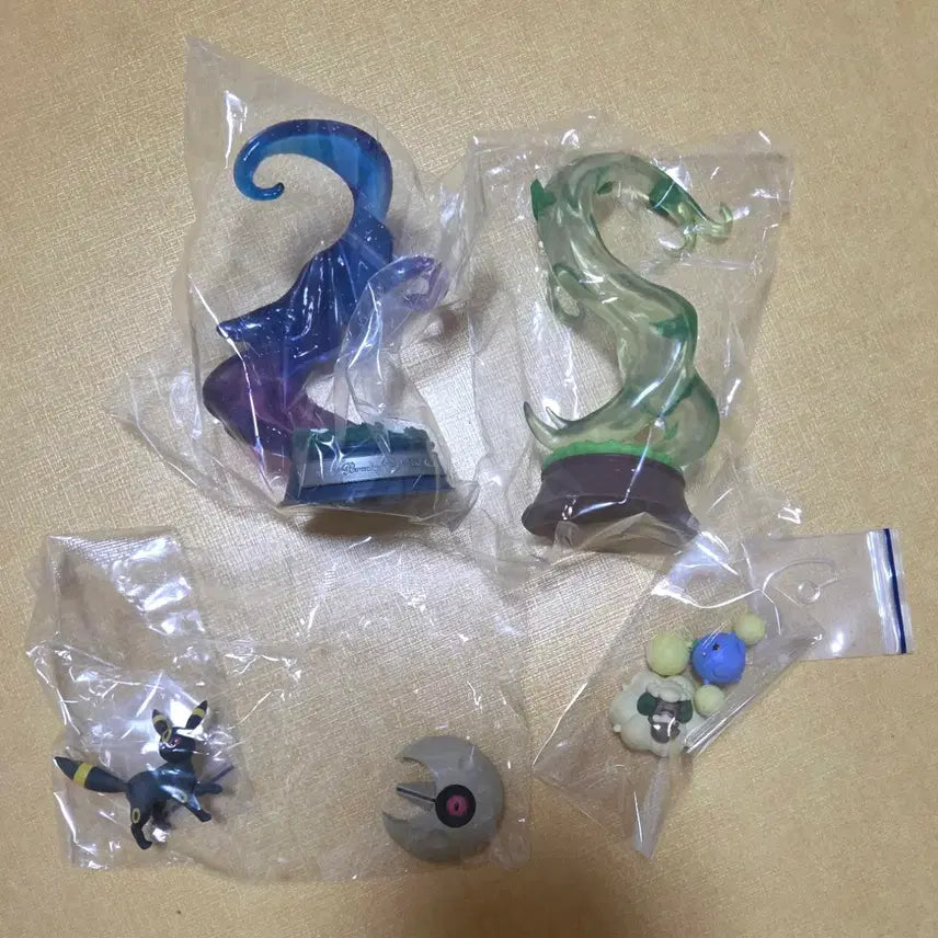 [BUNJANG] Pokemon Re-Ment Swing Vignette Vol. 4 Bundle Set / 일괄)포켓몬 리멘트 스윙비네트 4탄 블래키+루나톤 엘풍+솜솜코